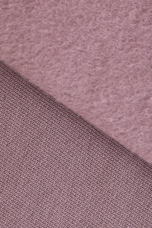 ORGANIC BRUSHED SWEAT KNIT • Lilac $50.00/metre