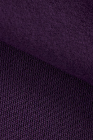 ORGANIC BRUSHED SWEAT KNIT • Plum $50.00/metre