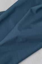 ORGANIC PAPERTOUCH COTTON POPLIN • Ocean $40.00/metre