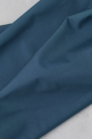 ORGANIC PAPERTOUCH COTTON POPLIN • Ocean $40.00/metre