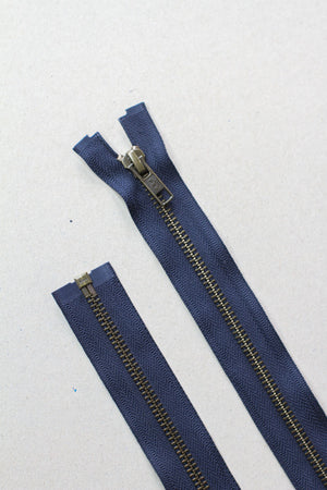 YKK® METAL SEPARATING ZIPPER • mind the MAKER® • 55cm or 75cm