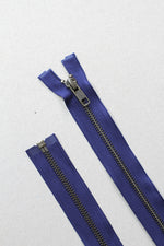 YKK® METAL SEPARATING ZIPPER • mind the MAKER® • 55cm or 75cm