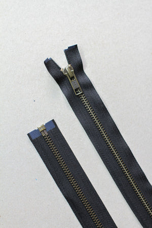 YKK® METAL SEPARATING ZIPPER • mind the MAKER® • 55cm or 75cm