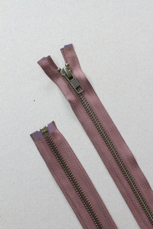 YKK® METAL SEPARATING ZIPPER • mind the MAKER® • 55cm or 75cm