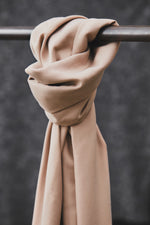 SMOOTH DRAPE TWILL • TENCEL™ fibres • Warm Sand $49.00/metre