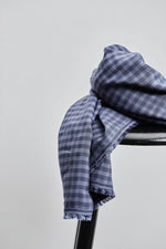 TWO-TONE CHECK • TENCEL™ Twill • Dusty Blue SALE $39.00/metre