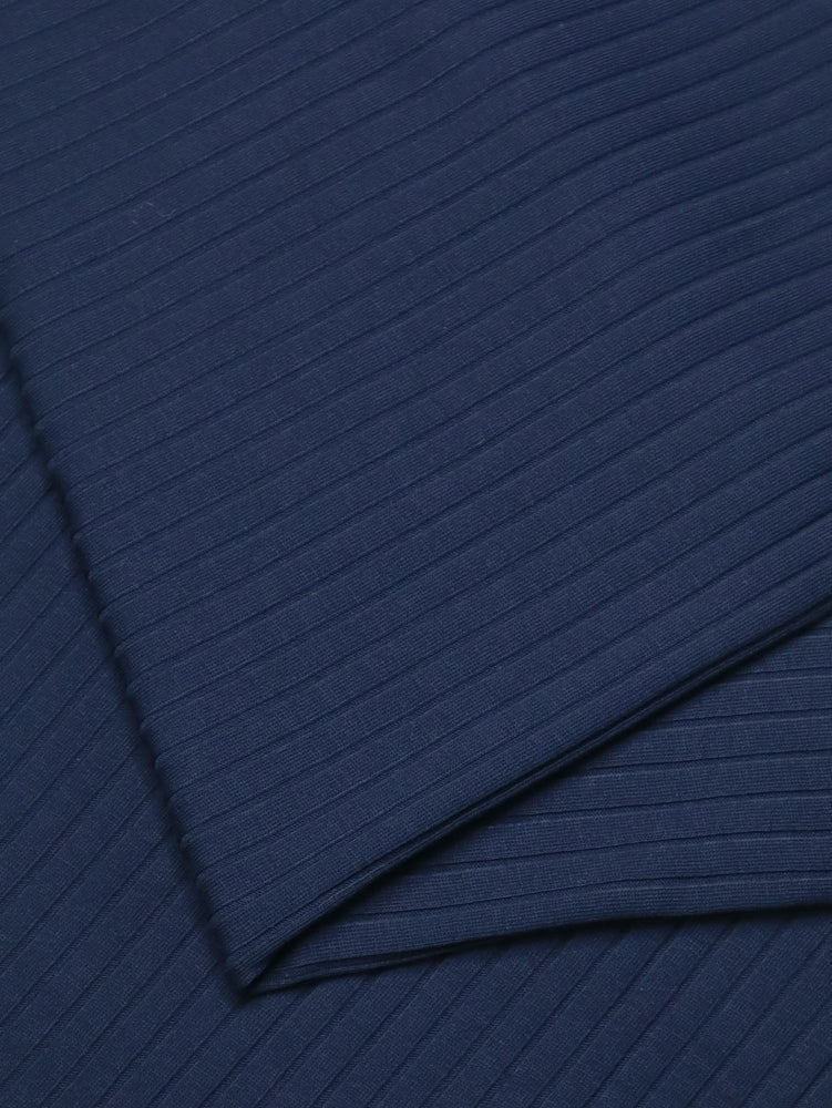 ORGANIC WIDE DERBY RIB • Indigo Night $49.00/metre