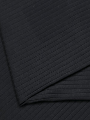 ORGANIC WIDE DERBY RIB • Black $49.00/metre