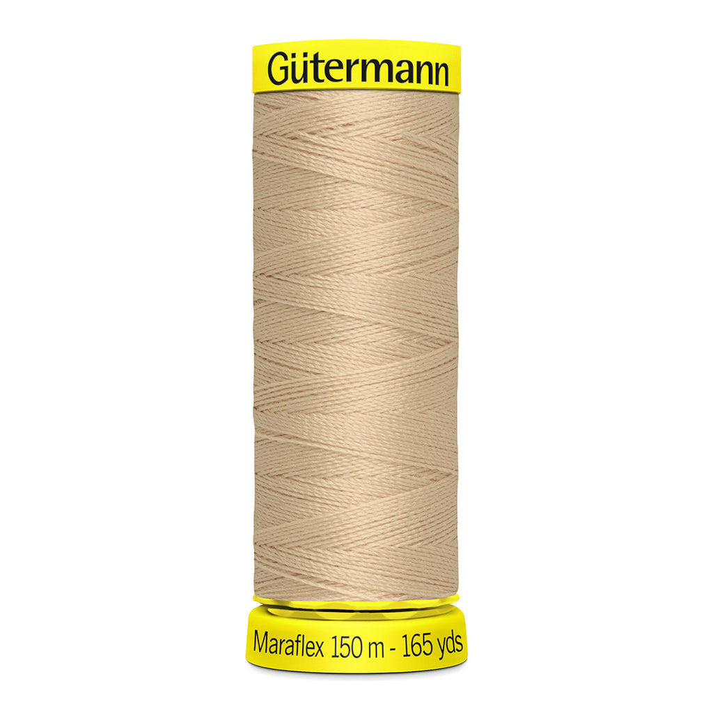 Gütermann Maraflex Filo Elastico Per Cucire – 100% Poliestere, Bobina 150 M, Per Tessuti Elastici, Lavabile A 60°