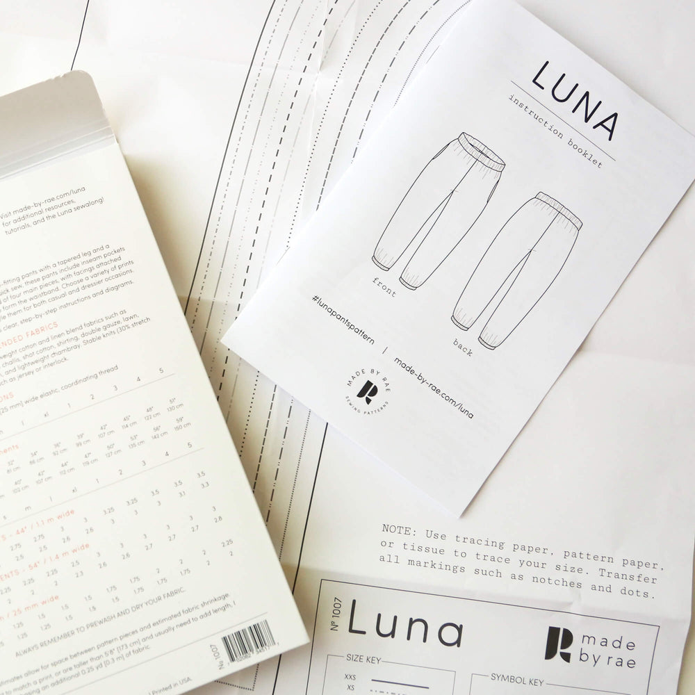 LUNA PANTS • Pattern