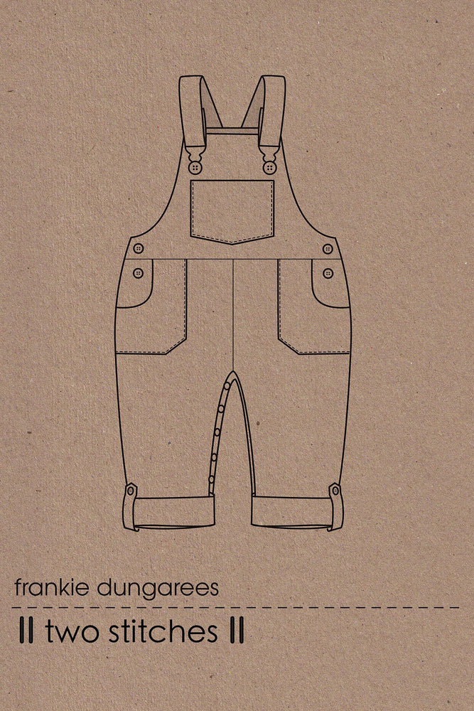 FRANKIE DUNGAREES & PINAFORE DRESS ages 6 months - 2 years • Pattern