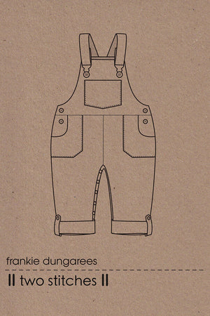 FRANKIE DUNGAREES & PINAFORE DRESS ages 6 months - 2 years • Pattern