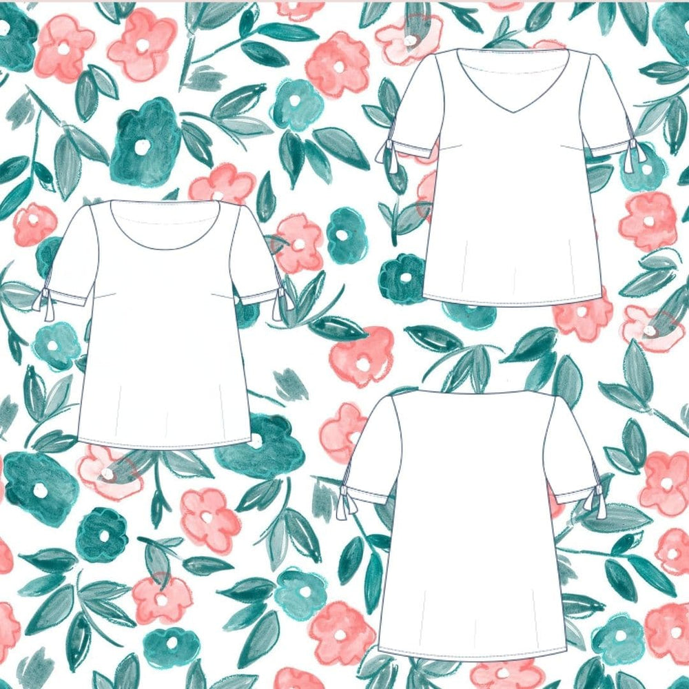 
                
                    Load image into Gallery viewer, EASY PEASY Blouse • Pattern
                
            