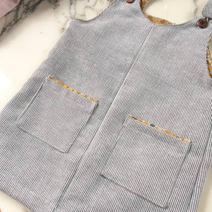 LONDON Overalls or Dress/Pinafore - Baby 6M/4Y • Pattern