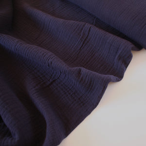 COTTON DOUBLE GAUZE •  Nuit $32.00/metre