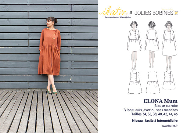 ELONA Blouse & Dress • Pattern