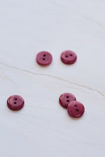 2-HOLE COROZO BUTTONS • Rosewood • 11mm