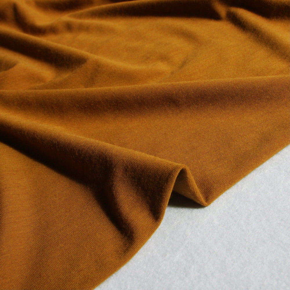 AUSTRALIAN MERINO JERSEY • 200gsm • Whiskey $58.00/metre