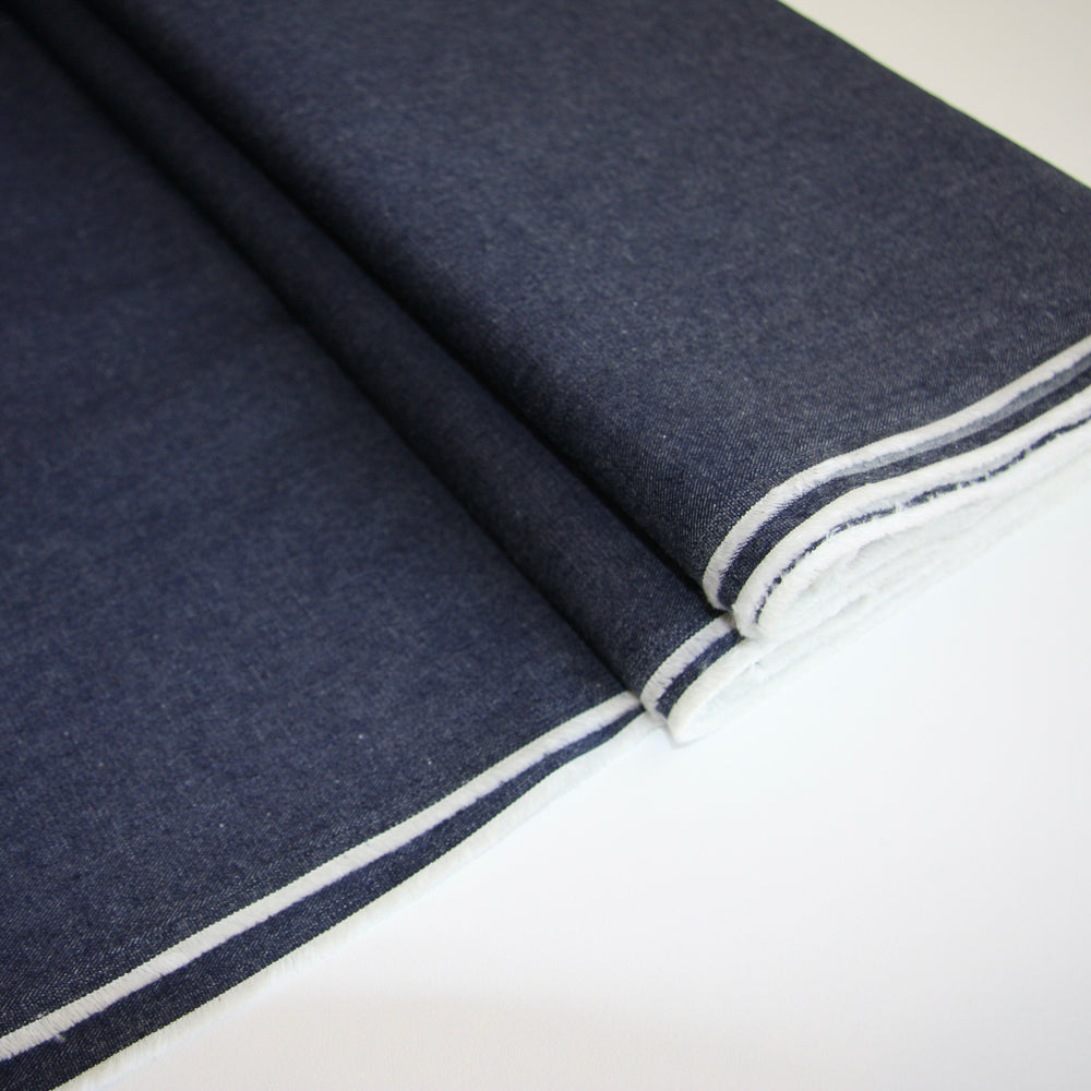 JAPANESE YARN DYED DENIM 5oz • Classic Blue • $39.00/metre