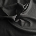 LINEN 200gsm • WASHED • Black • $32.00/metre