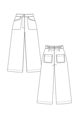 AINA TROUSERS & CULOTTES • Pattern