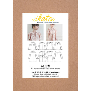 ALEX Blouse & Dress - Kids 3Y/12Y • Pattern