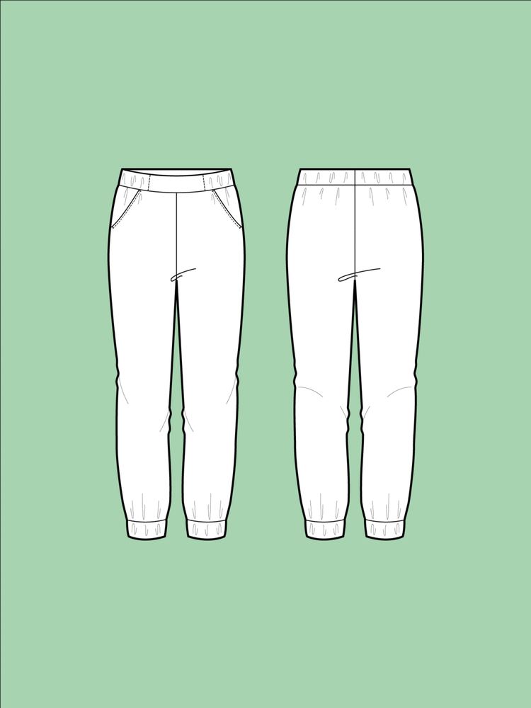 ALMOST LONG TROUSERS • Pattern