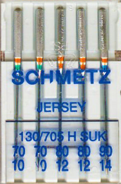 Sewing Machine Needles • Jersey • Assorted sizes
