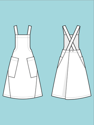 The best pinafore dress sewing patterns | Gathered