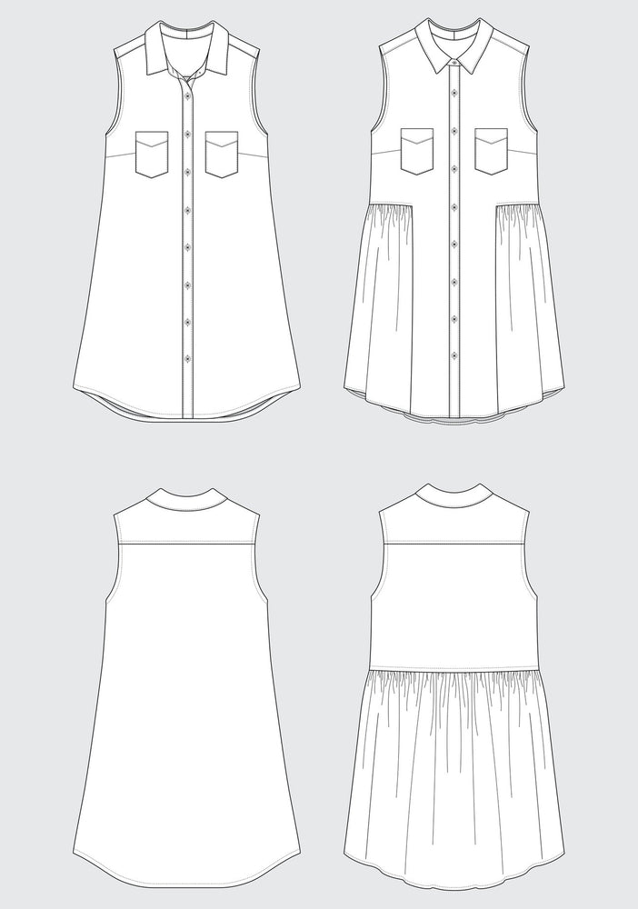 ALDER SHIRTDRESS • Pattern