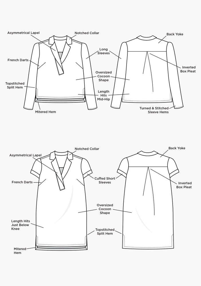 AUGUSTA SHIRT & DRESS • Pattern