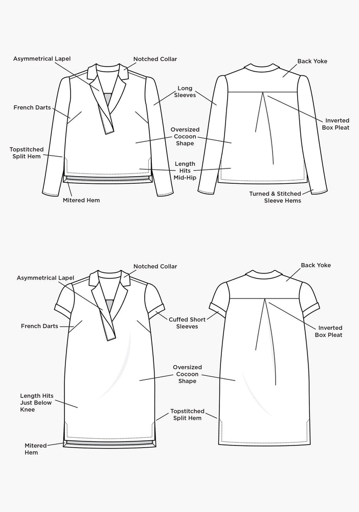 
                
                    Load image into Gallery viewer, AUGUSTA SHIRT &amp;amp; DRESS • Pattern
                
            