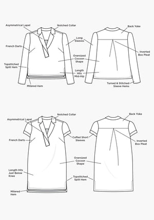 AUGUSTA SHIRT & DRESS • Pattern