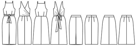 AXIS DRESS & SKIRT • Pattern