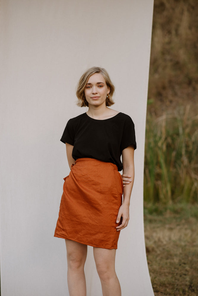 BELLBIRD WRAP SKIRT • Pattern