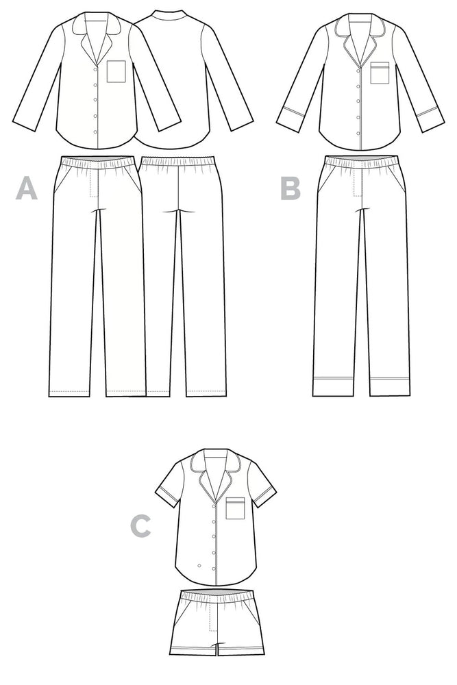 CAROLYN PAJAMAS • Pattern