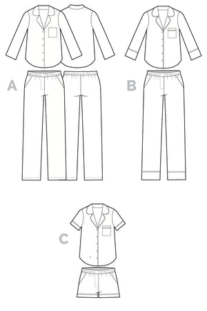 CAROLYN PAJAMAS • Pattern