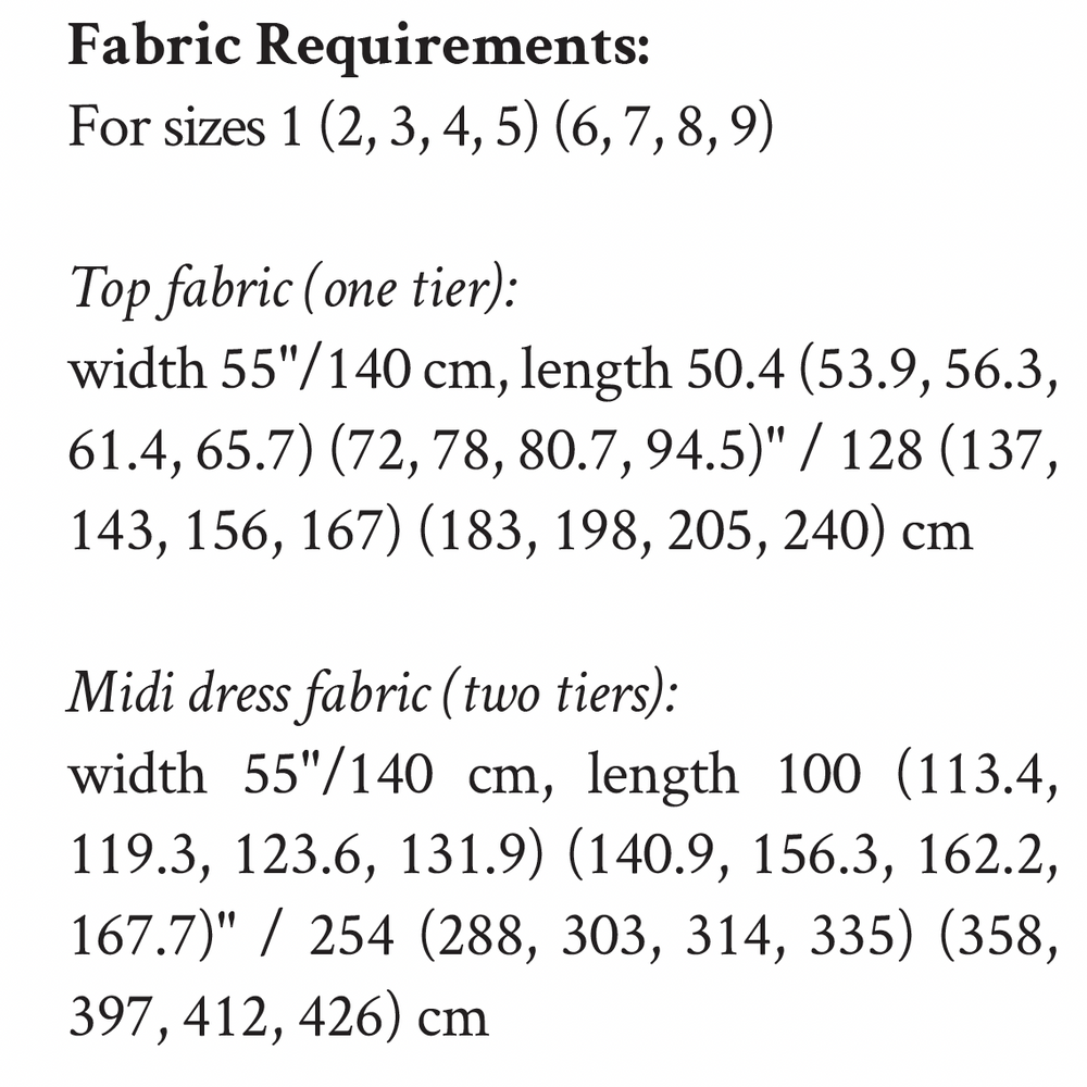 CLOUD DRESS • PDF Pattern