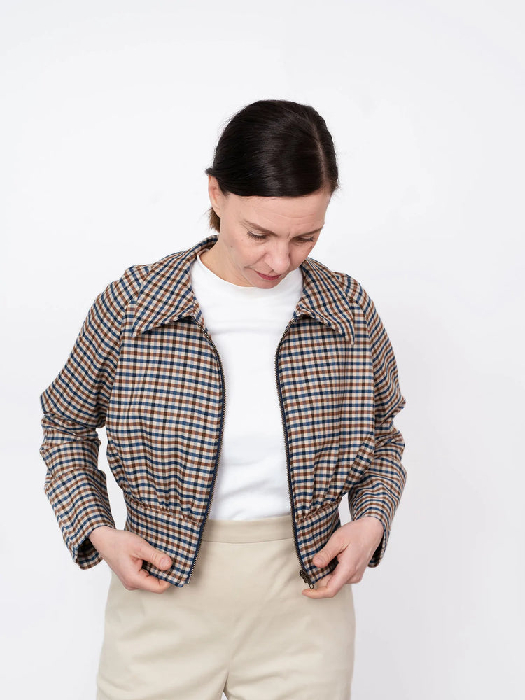 CROPPED JACKET • Pattern by The Assembly Line at Pattern Scissors Frock