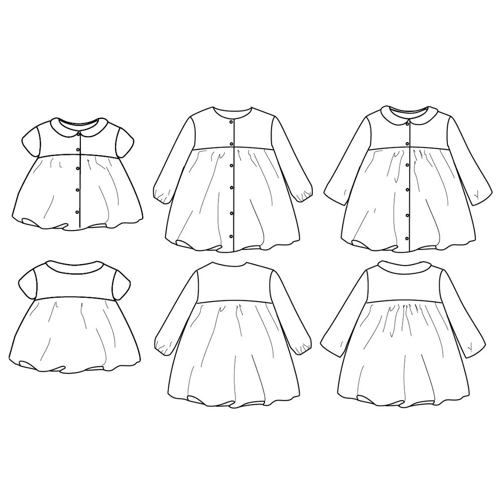 STOCKHOLM Blouse & Dress - Kids 3Y/12Y • Pattern