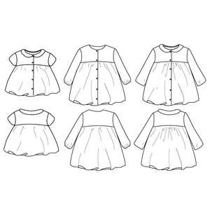 STOCKHOLM Blouse & Dress - Kids 3Y/12Y • Pattern