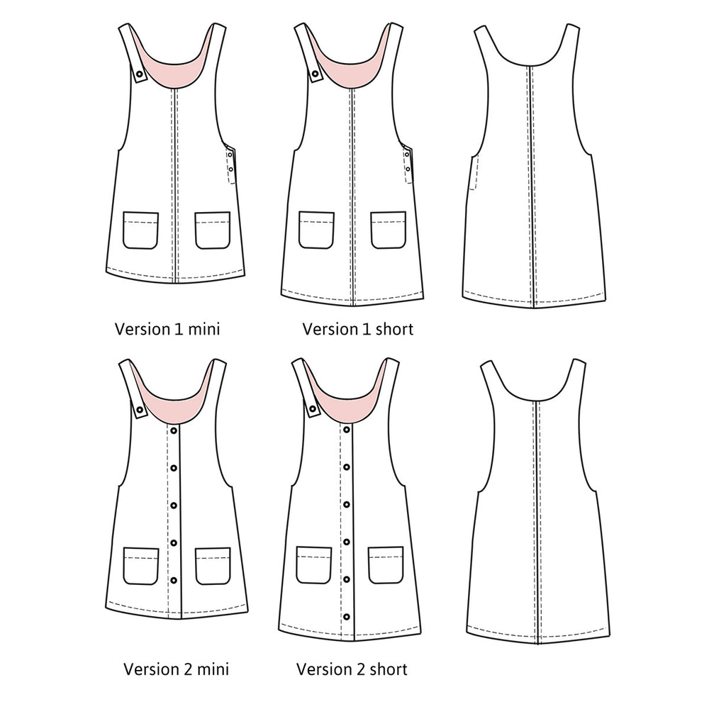 TORONTO Pinafore Dress • Pattern