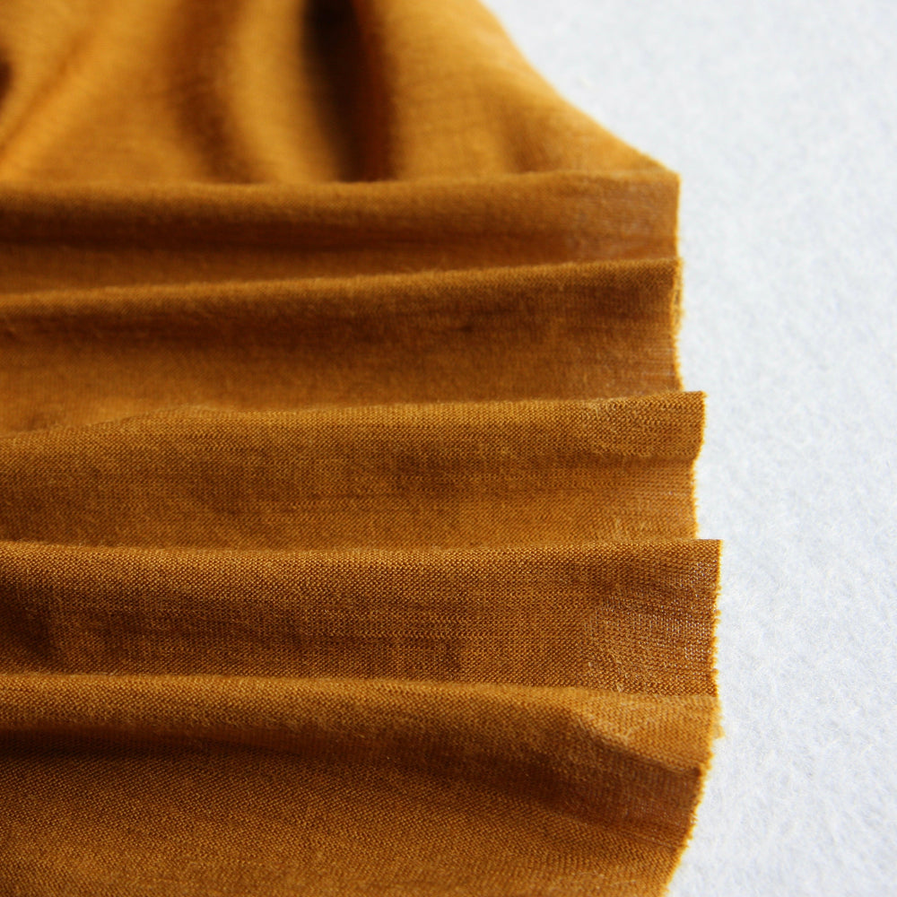AUSTRALIAN MERINO JERSEY • 200gsm • Winter Whiskey SALE $48/per metre