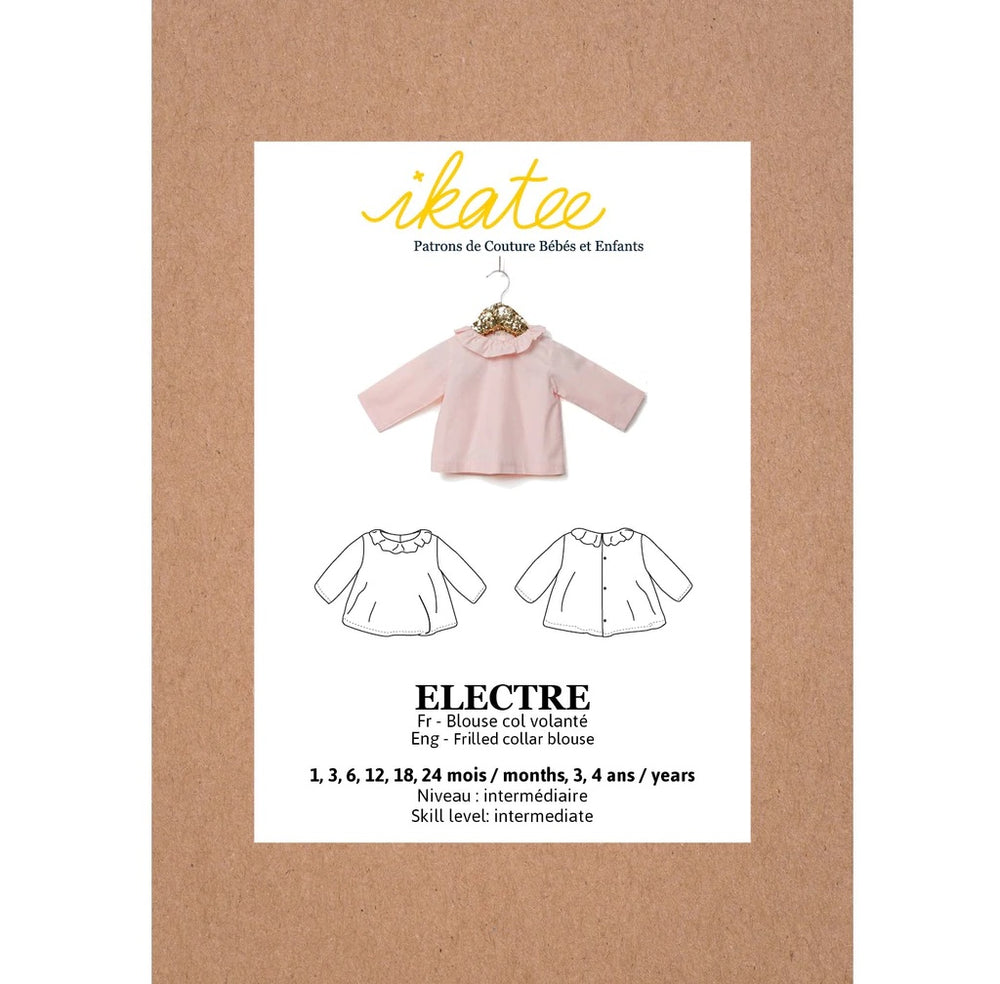 ELECTRE Frilled Collar Blouse - Baby 1M/4Y • Pattern