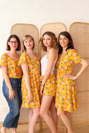 SUMMER ROSÉE • VISCOSE SALE $18/per metre