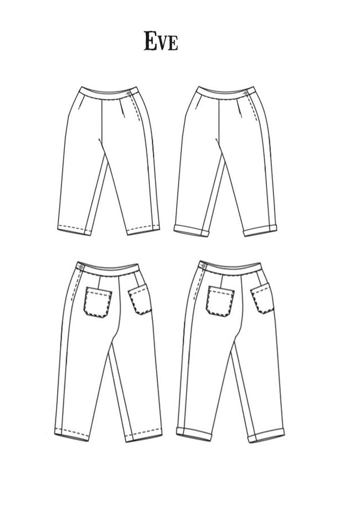 
                
                    Load image into Gallery viewer, THE EVE TROUSERS • Pattern
                
            
