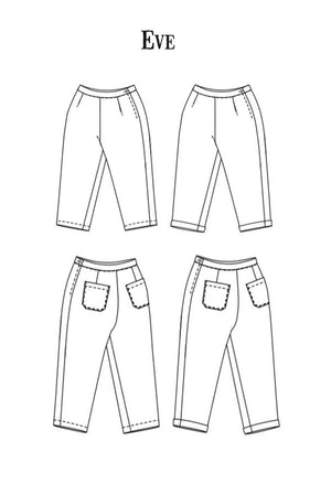 
                
                    Load image into Gallery viewer, THE EVE TROUSERS • Pattern
                
            