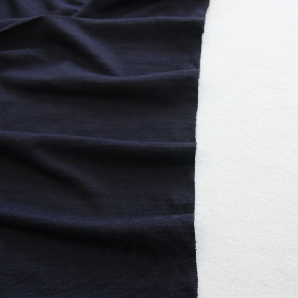 AUSTRALIAN MERINO JERSEY • 200gsm • Indigo SALE $48/per metre