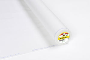 VILENE FUSIBLE NON-WOVEN INTERFACING • 100% RECYCLED F220/304 • LIGHTWEIGHT • White $13.95/metre