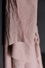 LINEN/COTTON BLEND 180gsm • French Sailor Stripe • Remnant 214cm